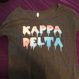 Kappa Delta melting ice cream look tee